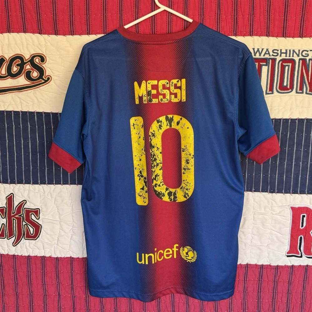 Size L - Barcelona 2012 2013 Home‎ Shirt Jersey Nike
